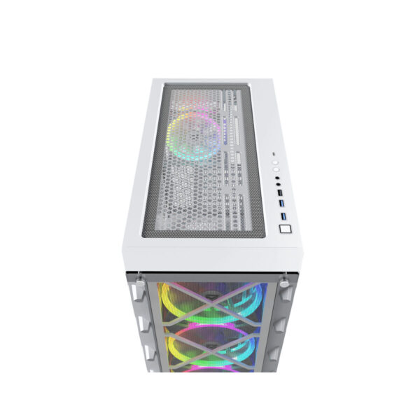 ATX Semi-Tower Gehäuse Nfortec NF-CS-DRACOX-W – Bild 5