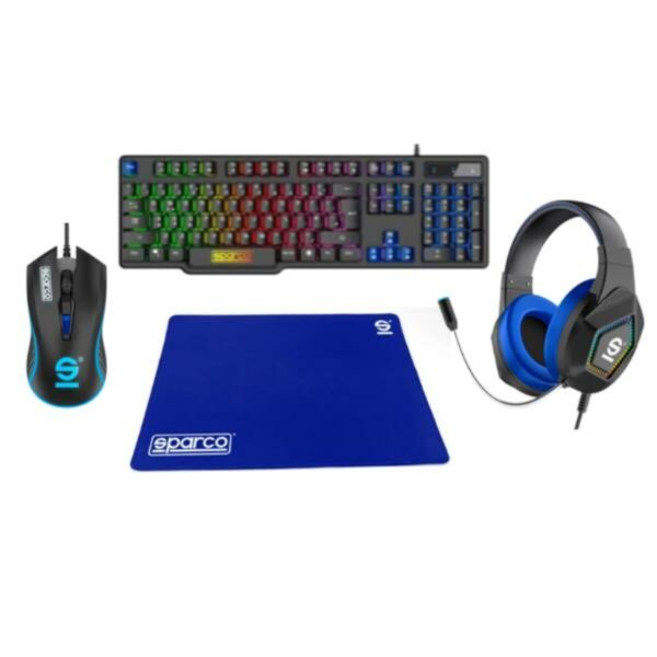 Pack gaming Sparco SPGAMEKITESP Qwerty Spanisch – Bild 2