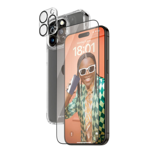 Bildschirmschutz fürs Handy Panzer Glass B1175+2812 Apple iPhone 15 Pro Max – Bild 5
