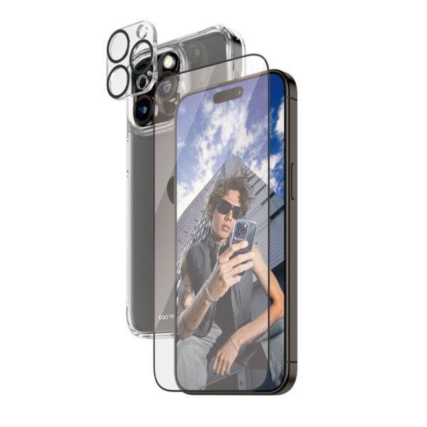 Bildschirmschutz fürs Handy Panzer Glass B1175+2812 Apple iPhone 15 Pro Max – Bild 3