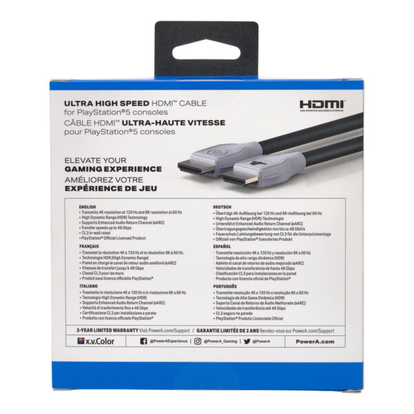 HDMI Kabel Powera 1520481-01 Schwarz/Grau 3 m – Bild 2