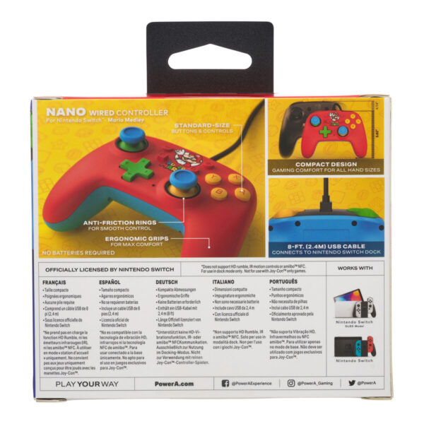 Gaming Controller Powera NANO Bunt Nintendo Switch – Bild 2