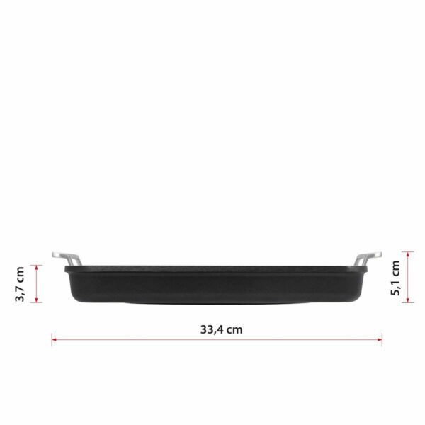 Grill Valira 4652/25 28 x 28 cm 25 x 28 cm Schwarz Metall Aluminium Ø 28 cm – Bild 2