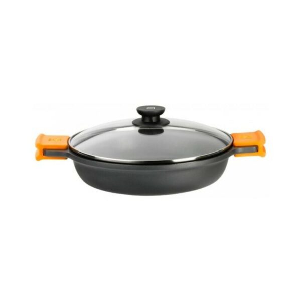 Kasserolle mit Glasabdeckung BRA Braisogona_A270520 1,5 L (Ø 20 cm) Schwarz Ø 20 cm 1,5 L – Bild 2