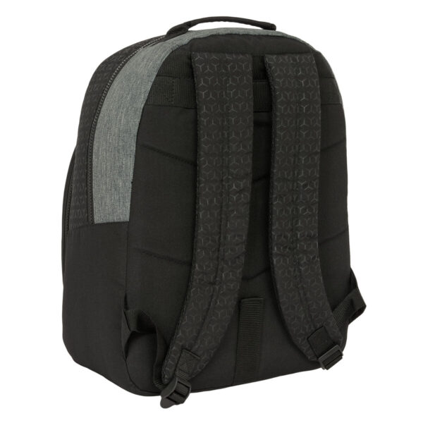 Schulrucksack BlackFit8 Old school Schwarz Grau 32 x 42 x 15 cm – Bild 2
