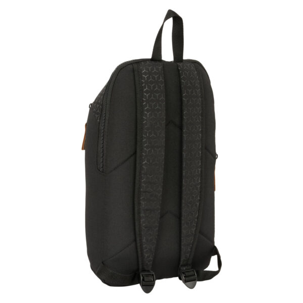 Lässiger Rucksack BlackFit8 Old school Schwarz Grau 22 x 39 x 10 cm – Bild 2