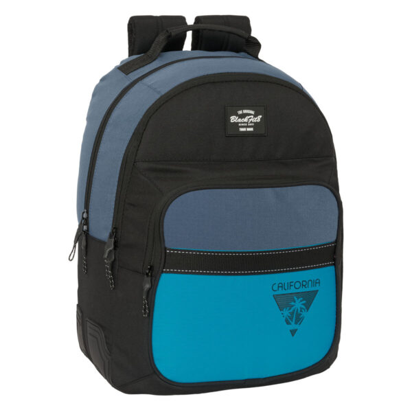 Schulrucksack BlackFit8 California Blau Schwarz 32 x 42 x 15 cm