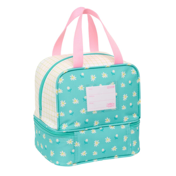Lunchbox Peppa Pig Pretty flowers Gelb Minze 20 x 20 x 15 cm – Bild 3