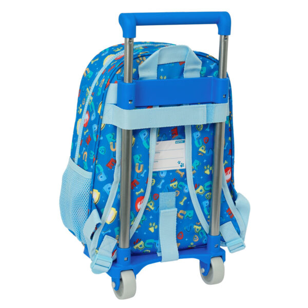 Schulrucksack mit Rädern The Paw Patrol Pups rule Blau 26 x 34 x 11 cm – Bild 3