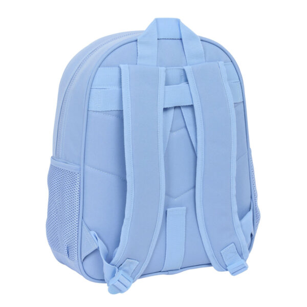 Schulrucksack Smiley Joyful Blau Bunt 32 x 38 x 12 cm – Bild 2