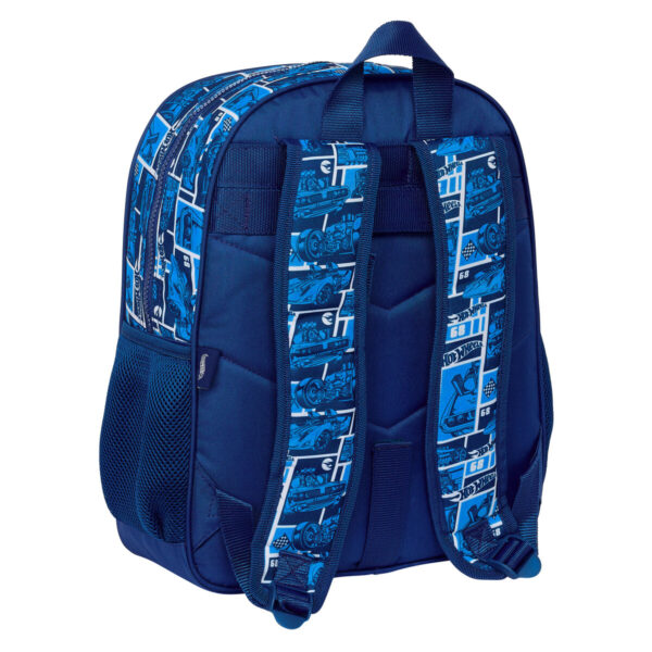 Schulrucksack Hot Wheels Sonny Marineblau 32 x 38 x 12 cm – Bild 2