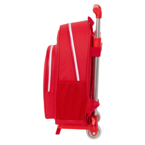 Schulrucksack mit Rädern Sevilla Fútbol Club Rot 28 x 34 x 10 cm – Bild 3