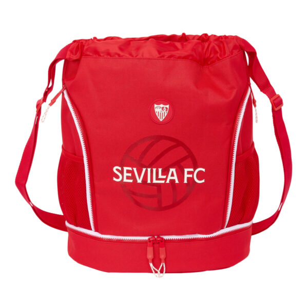 Rucksacktasche mit Bändern Sevilla Fútbol Club Rot 35 x 40 x 1 cm