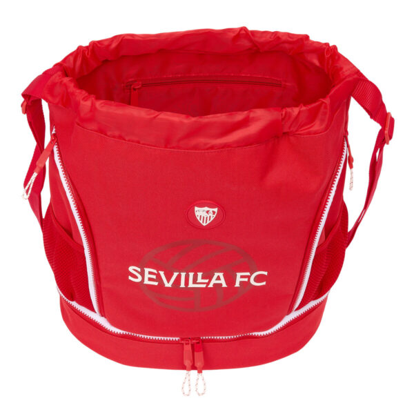 Rucksacktasche mit Bändern Sevilla Fútbol Club Rot 35 x 40 x 1 cm – Bild 4