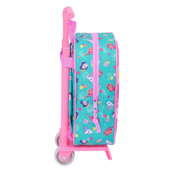Schulrucksack mit Rädern My Little Pony Magic Rosa türkis 22 x 27 x 10 cm – Bild 2