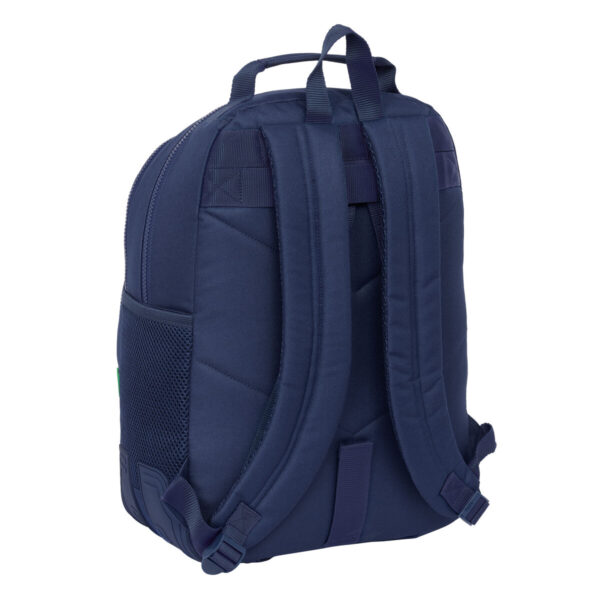 Schulrucksack Benetton Flag Marineblau 32 x 42 x 15 cm – Bild 3