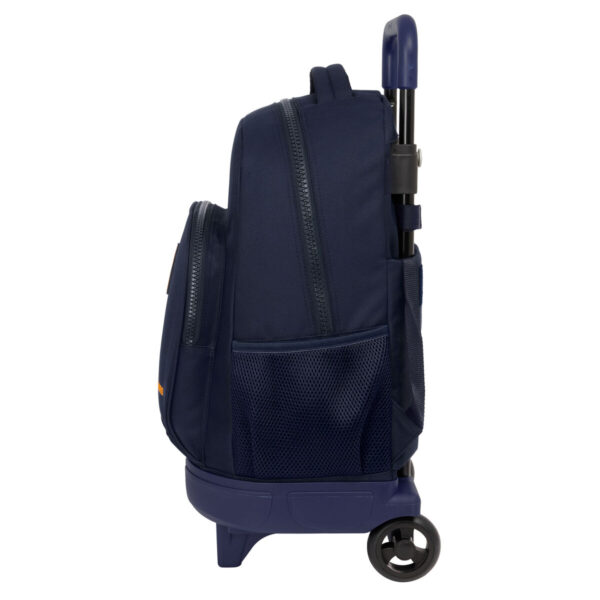 Schulrucksack mit Rädern Real Madrid C.F. Marineblau 33 x 45 x 22 cm – Bild 2