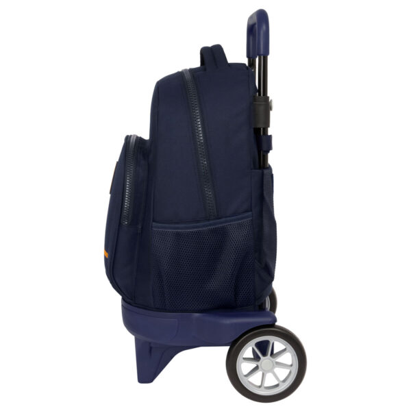 Schulrucksack mit Rädern Real Madrid C.F. Marineblau 33 x 45 x 22 cm – Bild 3