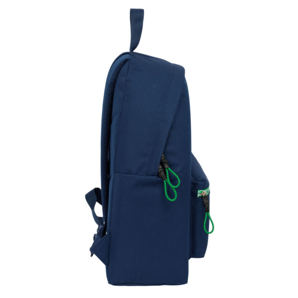 Schulrucksack Benetton Green Marineblau 33 x 42 x 15 cm – Bild 2