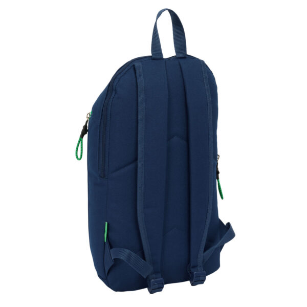 Lässiger Rucksack Benetton Green Marineblau 22 x 39 x 10 cm – Bild 3