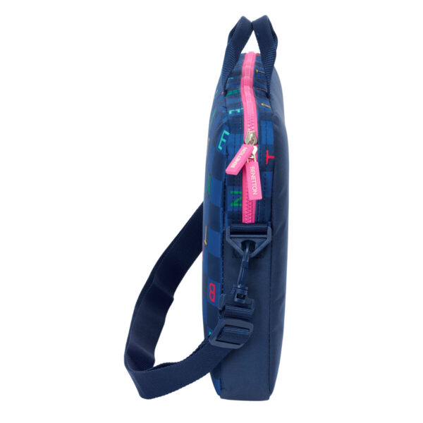 Laptoptasche Benetton Damero Marineblau 40 x 27 x 4 cm – Bild 3