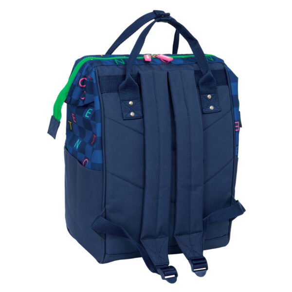 Schulrucksack Benetton benetton Marineblau 27 x 40 x 19 cm – Bild 4