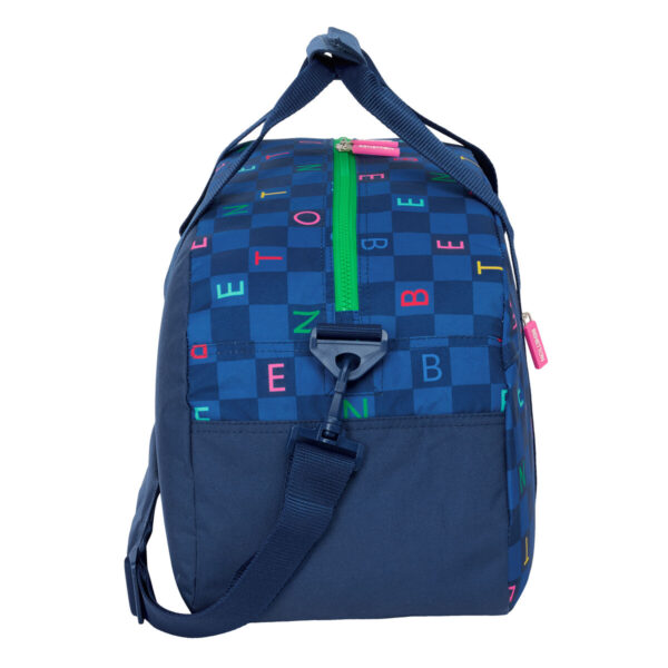 Sporttasche Benetton Damero Marineblau 50 x 26 x 20 cm – Bild 3