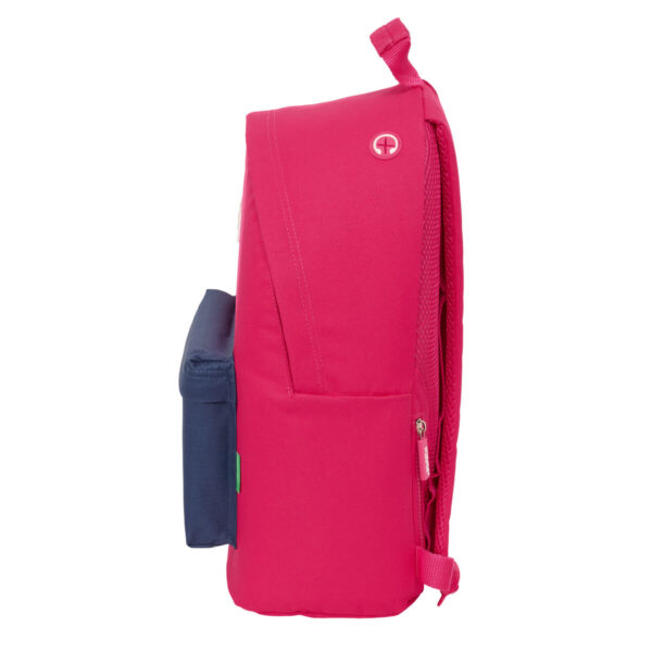 Laptoptasche Benetton benetton Cerise Marineblau 31 x 41 x 16 cm – Bild 3