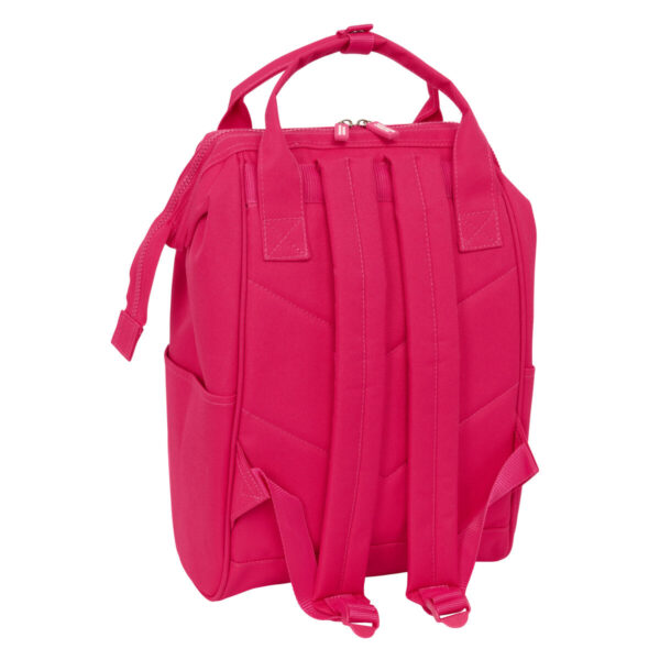 Lässiger Rucksack Benetton benetton Cerise Marineblau – Bild 4