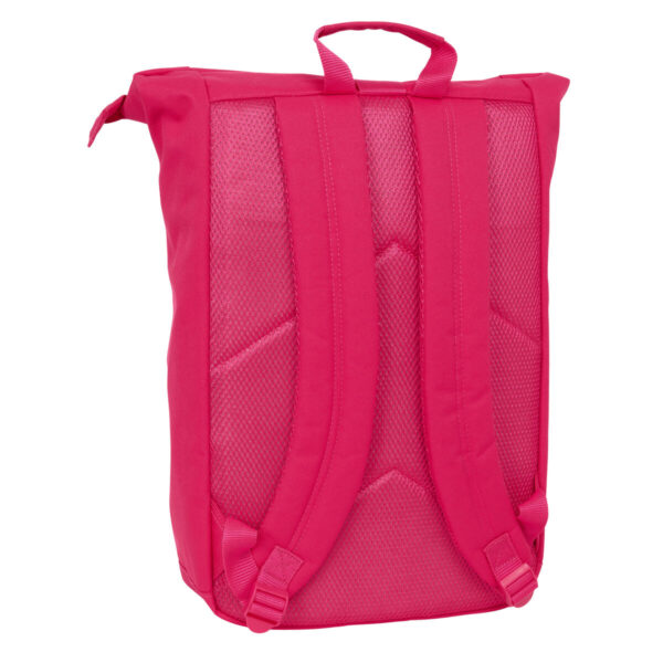 Lässiger Rucksack Benetton Cherry Cerise Marineblau – Bild 4