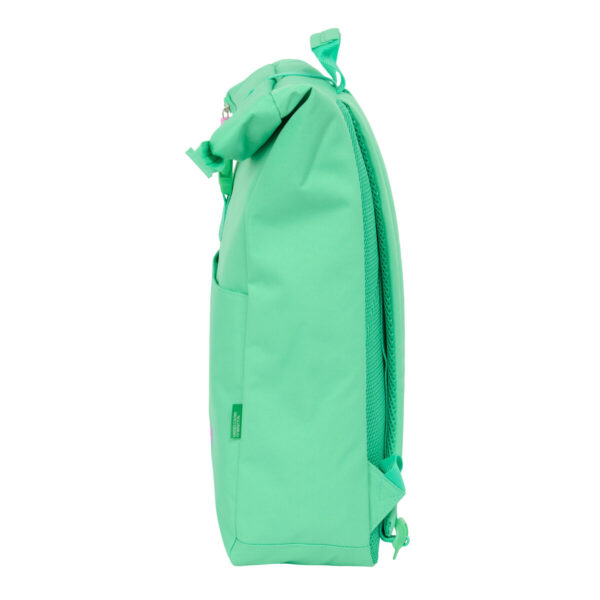 Lässiger Rucksack Benetton Mint grün – Bild 3