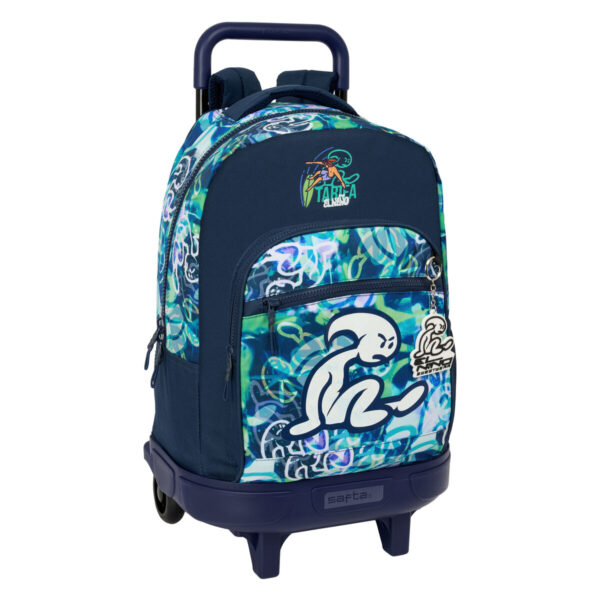 Schulrucksack mit Rädern El Niño Kook Marineblau 33 x 45 x 22 cm