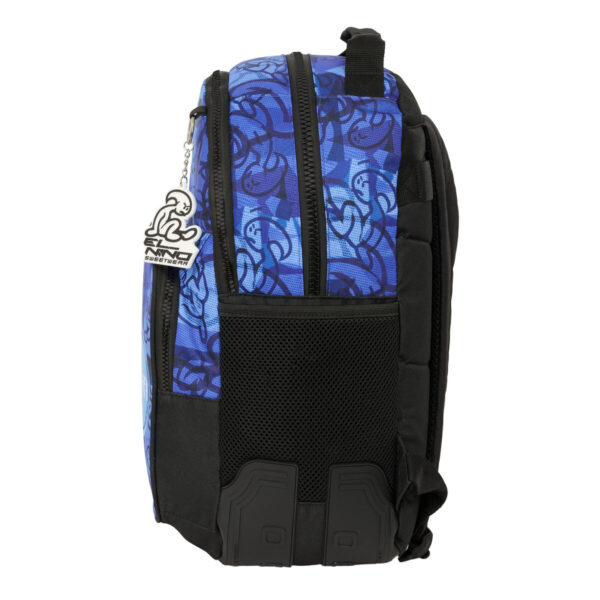 Schulrucksack El Niño Roller Blau Schwarz 32 x 42 x 15 cm – Bild 3