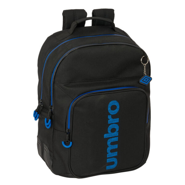 Schulrucksack Kelme Jet black Schwarz 32 x 42 x 15 cm