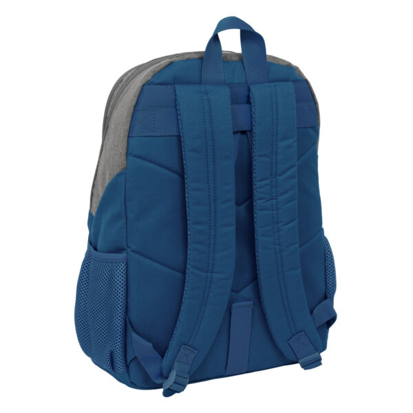 Schulrucksack Munich Street Blau Grau 32 x 44 x 16 cm – Bild 2
