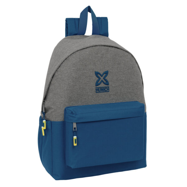 Laptoptasche Munich Street Blau Grau 31 x 43 x 13 cm