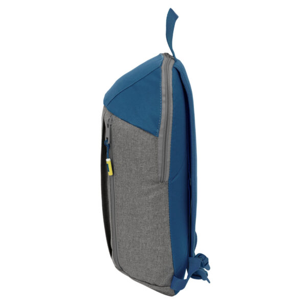 Lässiger Rucksack Munich Street Blau Grau – Bild 3
