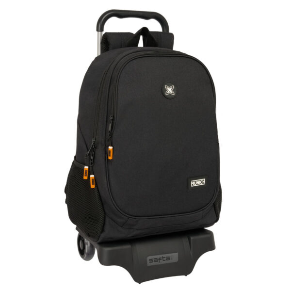 Schulrucksack mit Rädern Munich Lagoon Schwarz 32 x 44 x 16 cm