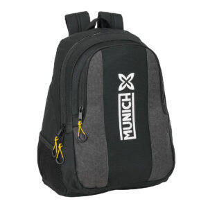 Schulrucksack Munich Topo Schwarz 32 x 44 x 16 cm