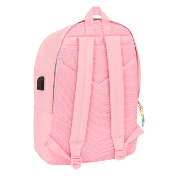 Schulrucksack Munich +usb munich Rosa 31 x 44 x 18 cm – Bild 5