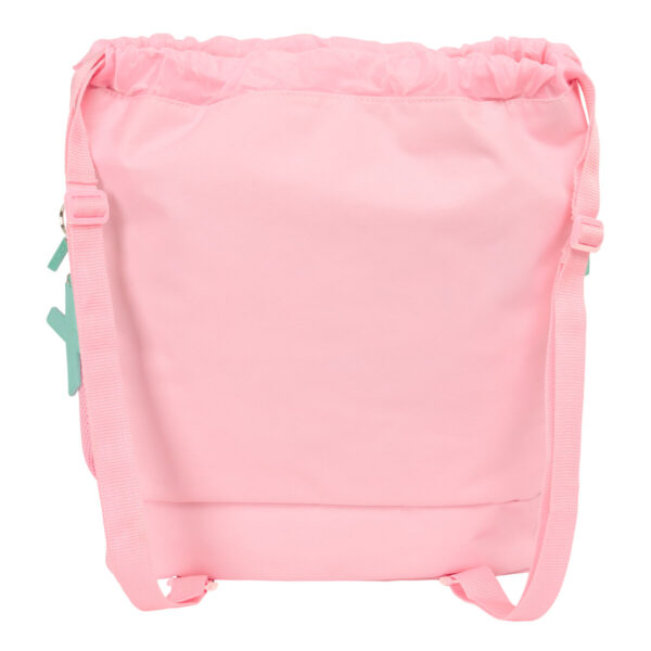 Rucksacktasche mit Bändern Munich Candy Rosa 35 x 40 x 1 cm – Bild 2