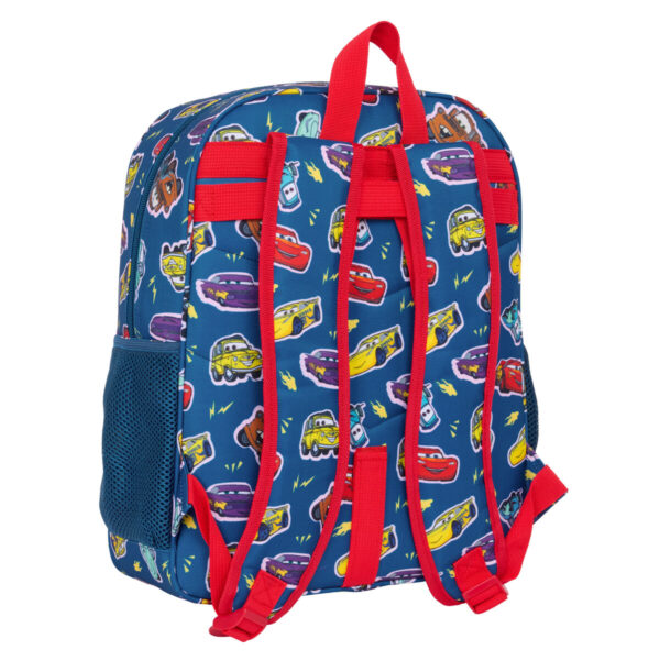 Schulrucksack Cars Racing Marineblau 32 x 38 x 12 cm – Bild 2