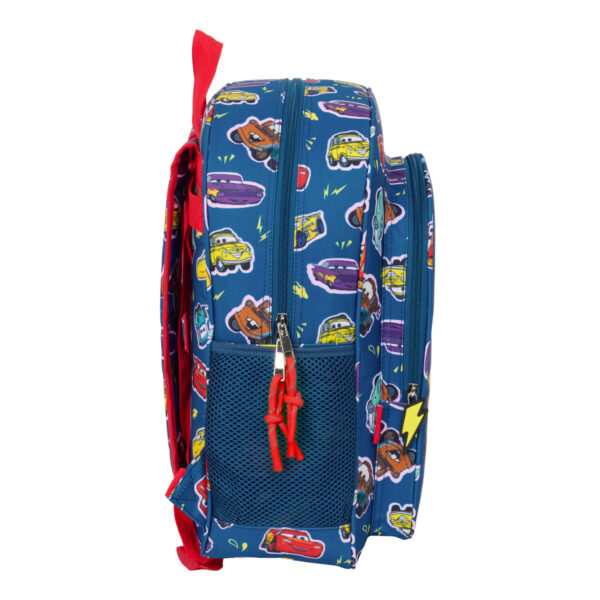 Schulrucksack Cars Racing Marineblau 32 x 38 x 12 cm – Bild 3
