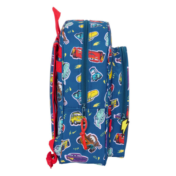 Schulrucksack Cars Racing Marineblau 27 x 33 x 10 cm – Bild 3