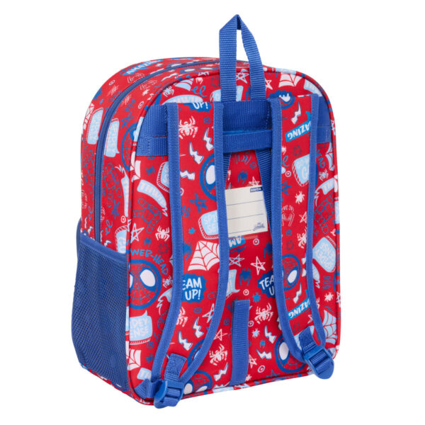 Schulrucksack Spider-Man Rescue Blau Rot 26 x 34 x 11 cm – Bild 2