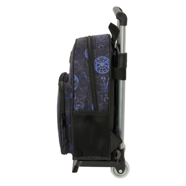 Schulrucksack mit Rädern Spider-Man Attack Schwarz 27 x 33 x 10 cm – Bild 3