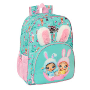 Schulrucksack Na!Na!Na! Surprise Bunny Rosa türkis 33 x 42 x 14 cm