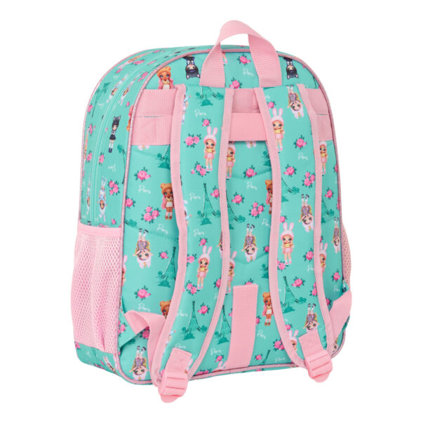 Schulrucksack Na!Na!Na! Surprise Bunny Rosa türkis 32 x 38 x 12 cm – Bild 2