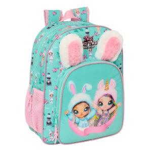 Schulrucksack Na!Na!Na! Surprise Bunny Rosa türkis 32 x 38 x 12 cm
