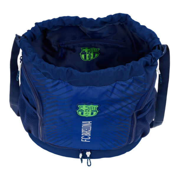 Rucksacktasche mit Bändern F.C. Barcelona Marineblau 35 x 40 x 1 cm – Bild 3